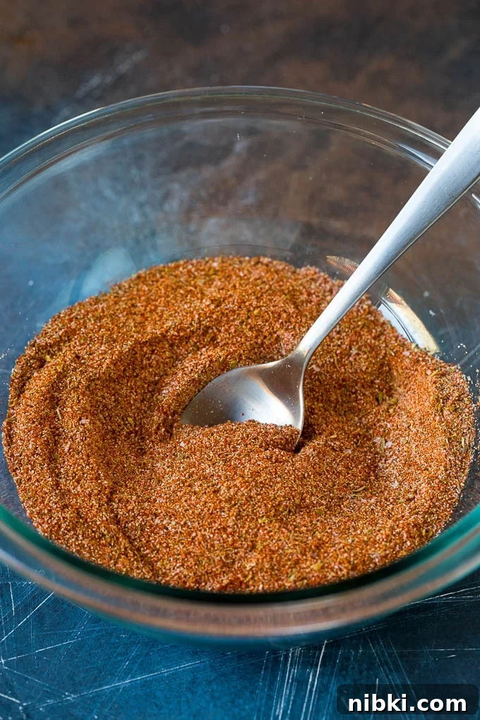Spices all mixed together to make a seasoning blend.