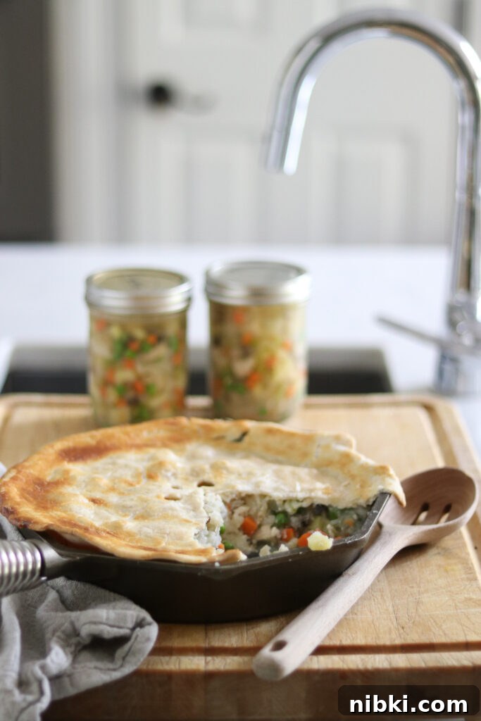 How to Make a Meal-in-a-Jar Canning Recipe 3 Chicken Pot Pie Filling