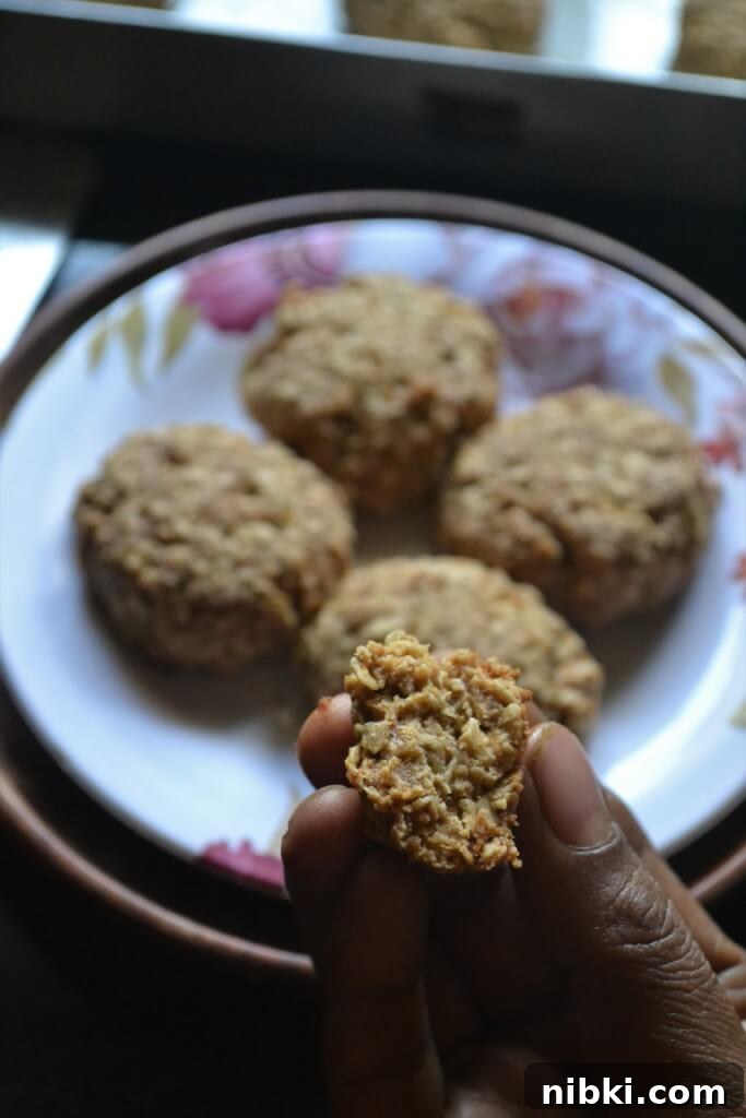 Chewy Peanut Butter Oatmeal Cookies Recipe 2 img 27892 2