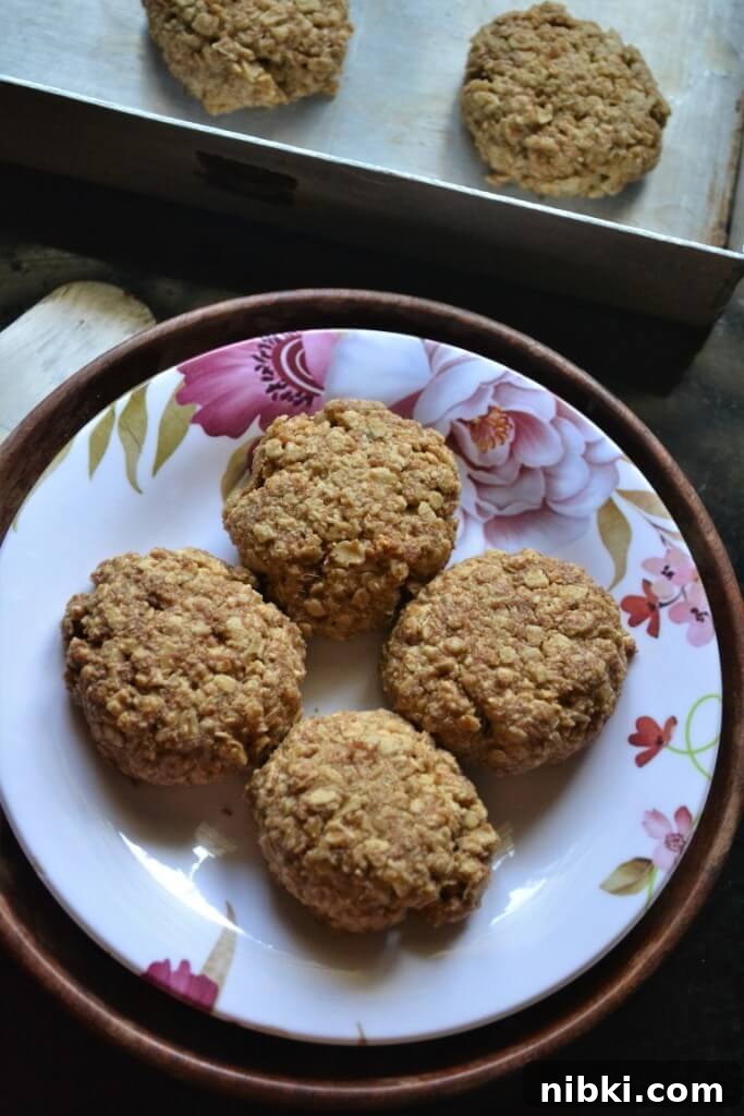 Chewy Peanut Butter Oatmeal Cookies Recipe 8 img 27892 8