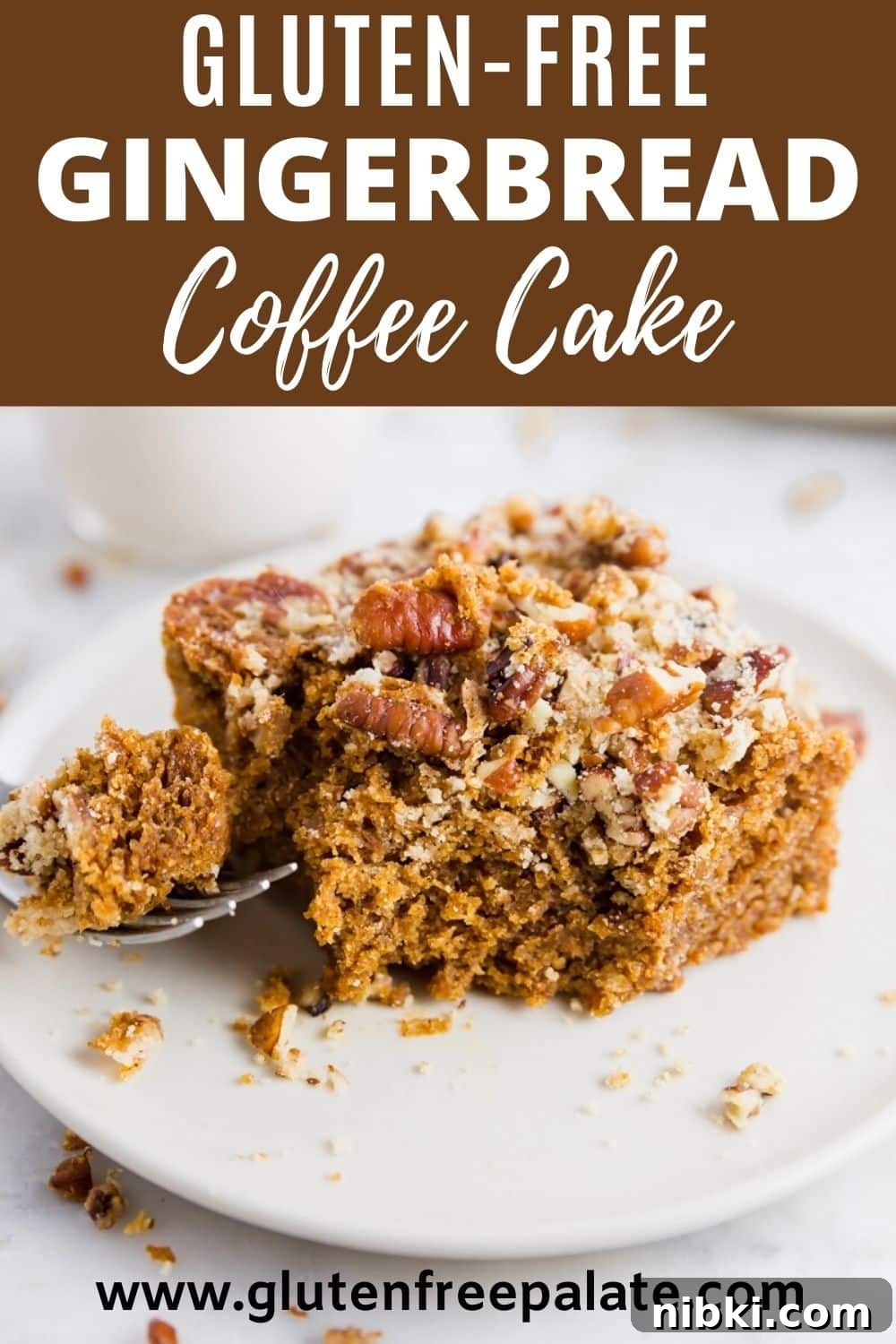 gingerbread coffee cake pinterest pin
