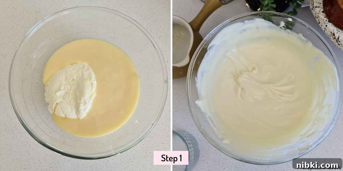 2-Ingredient Baked Yogurt Recipe: Creamy Oven Yogurt 4 whisk yogurt and condensed milk until creamy
