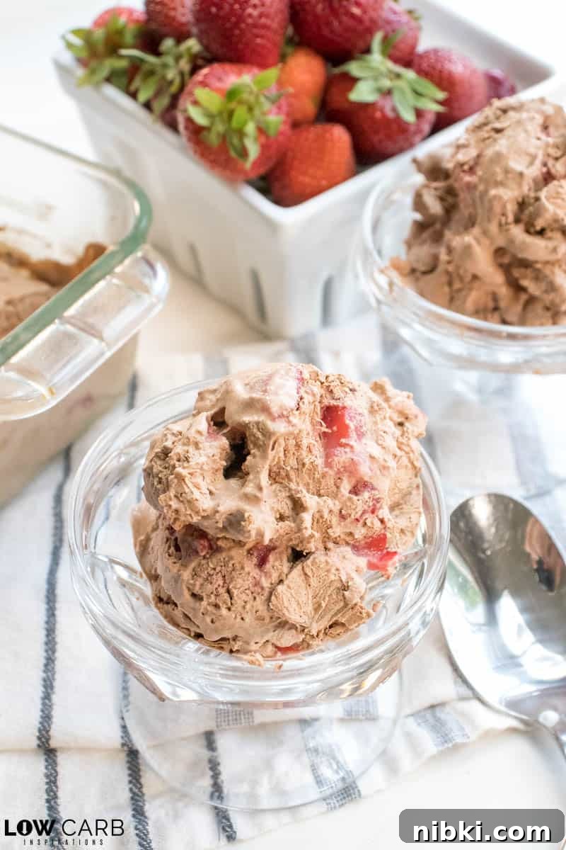 Keto Mocha Ice Cream Cake: Low-Carb Coffee Chocolate Treat 8 Low carb strawberry chocolate ice cream