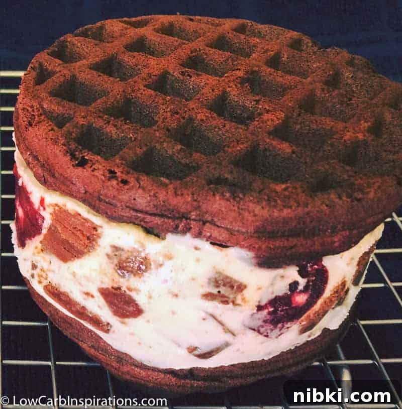 Keto Mocha Ice Cream Cake: Low-Carb Coffee Chocolate Treat 7 Keto Chocolate Ice Cream Sandwich Recipe