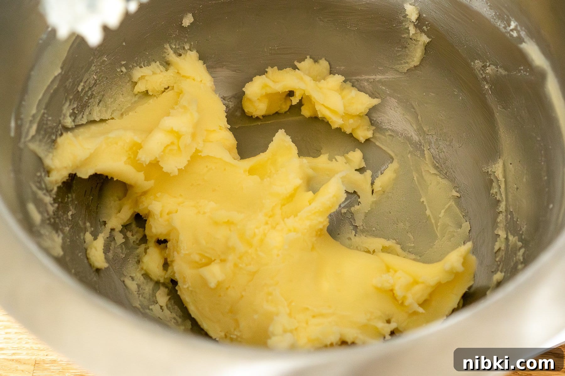 Fairy cake batter in a bowl