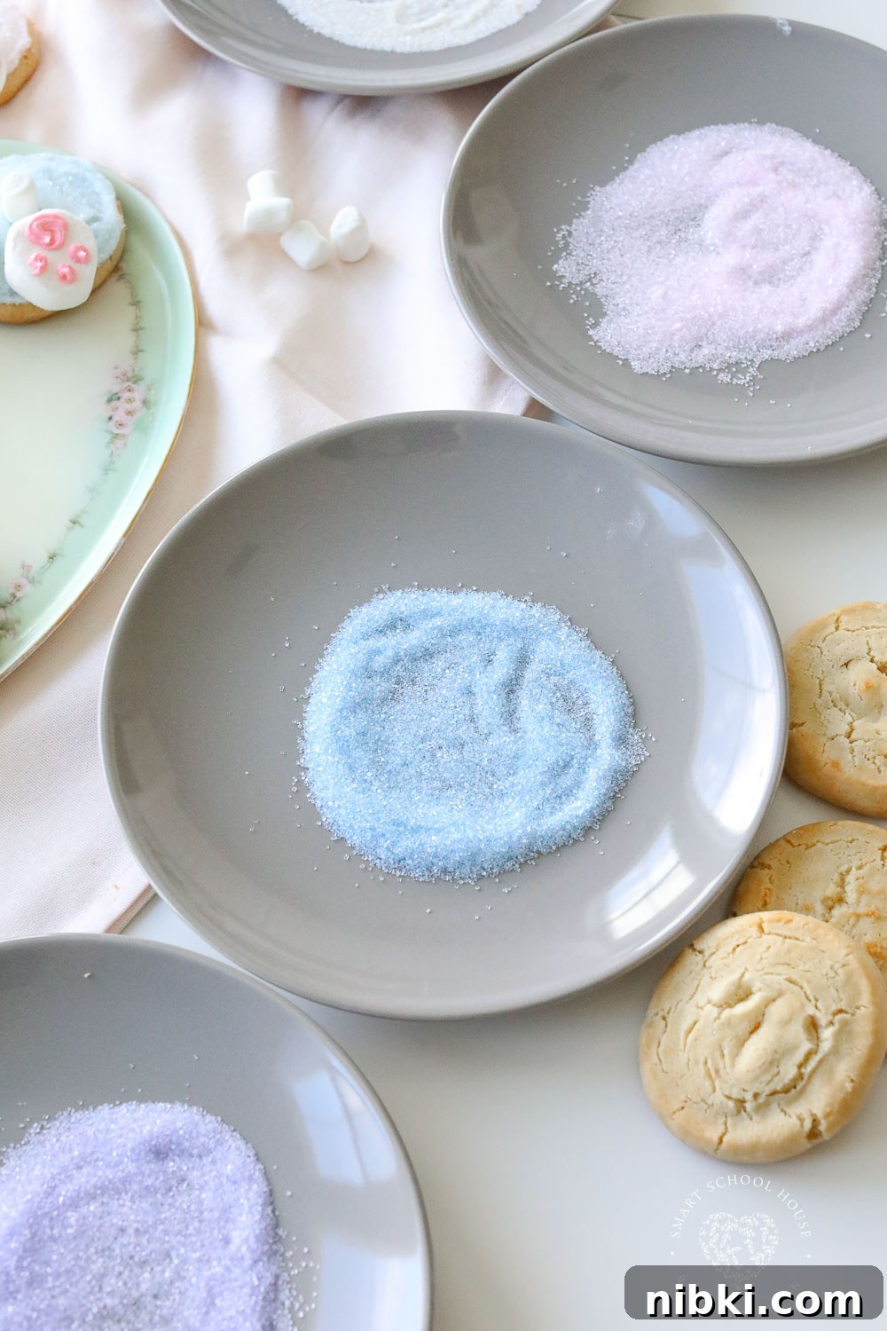 Sprinkles on a plate 