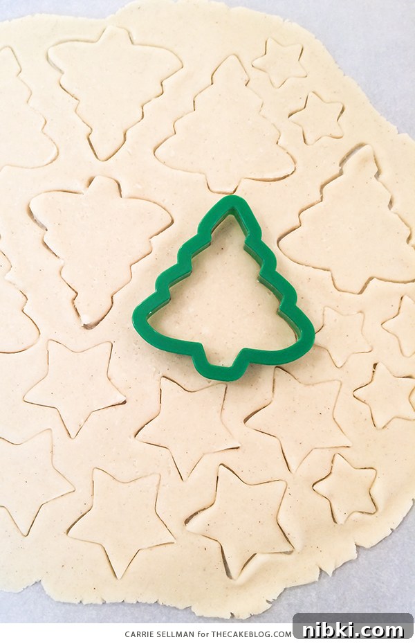 How to Make and Decorate Sugar Cookies 5 Decorated Sugar Cookies - vanilla bean sugar cookies with a simple glaze icing for easy yet beautiful Christmas cookies | by Carrie Sellman for TheCakeBlog.com
