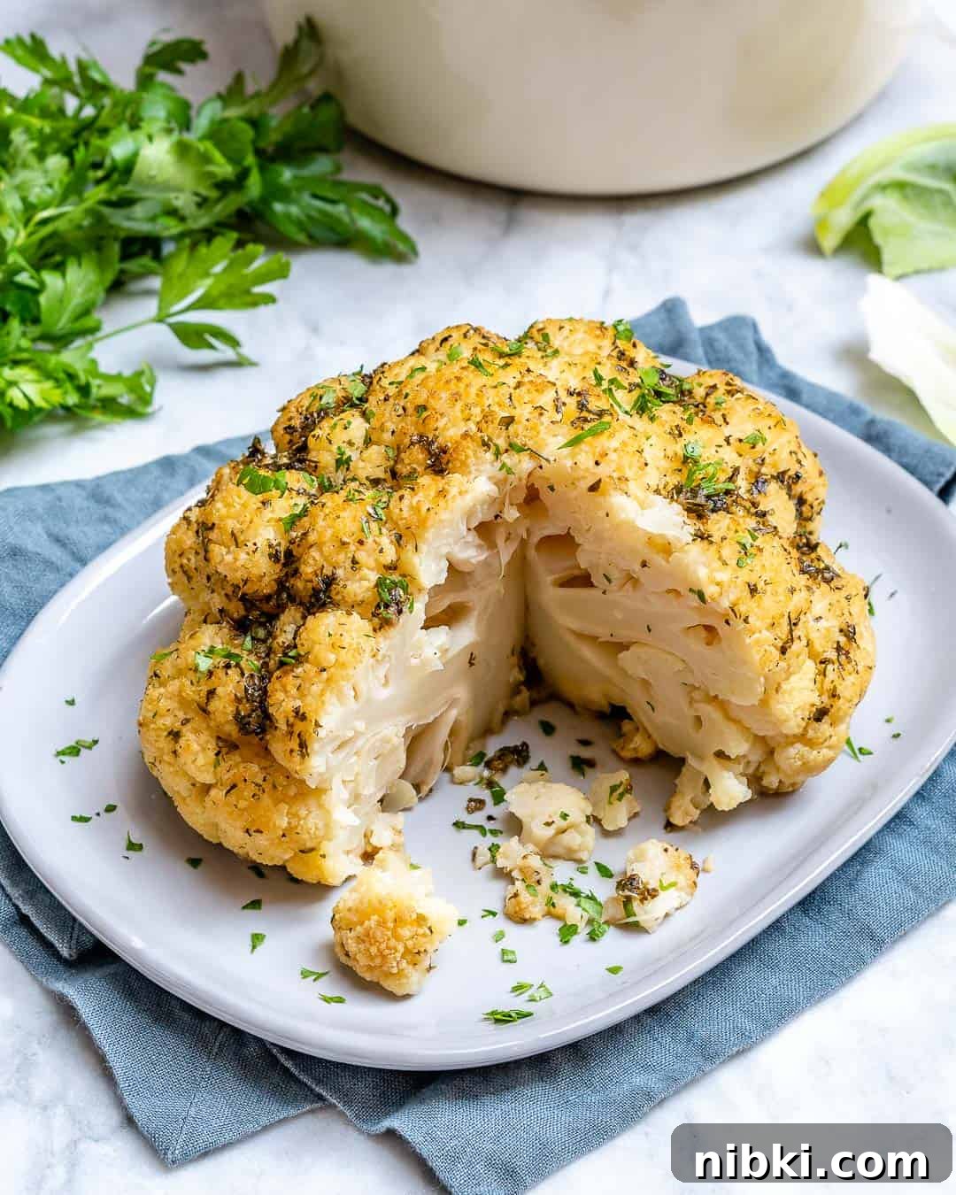 whole roasted cauliflower recipe