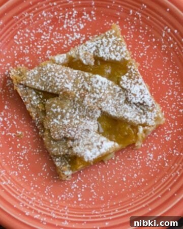 Peach Slab Pie