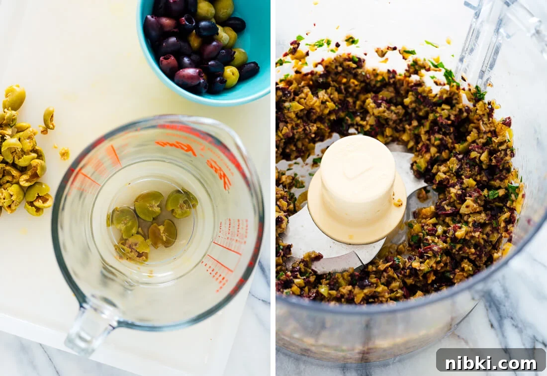 Homemade Olive Tapenade Recipe with Garlic and Capers 4 how to make tapenade