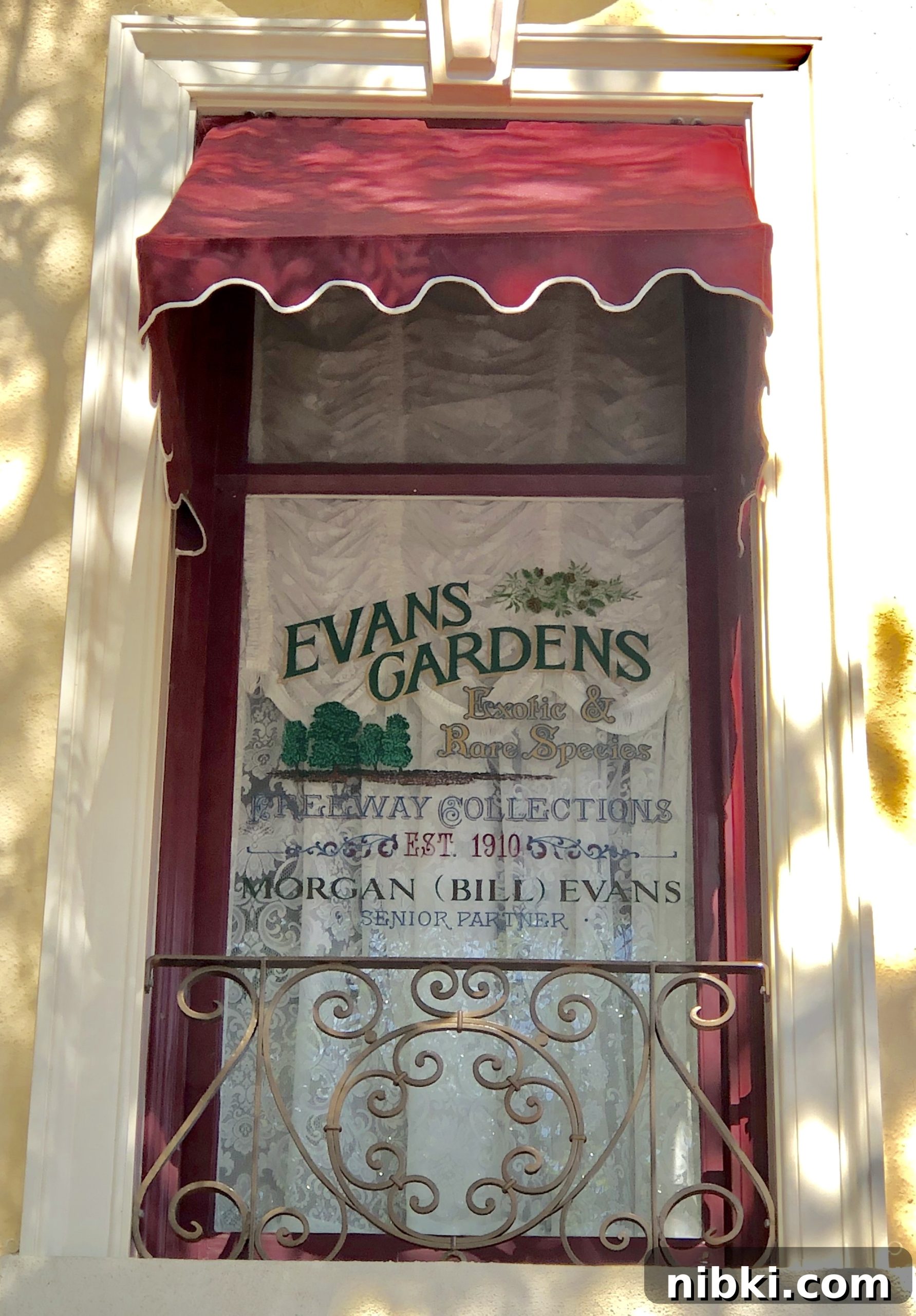 7 Disneyland Secrets You Never Knew 10 window of Bill Evans along Main Street, Disneyland