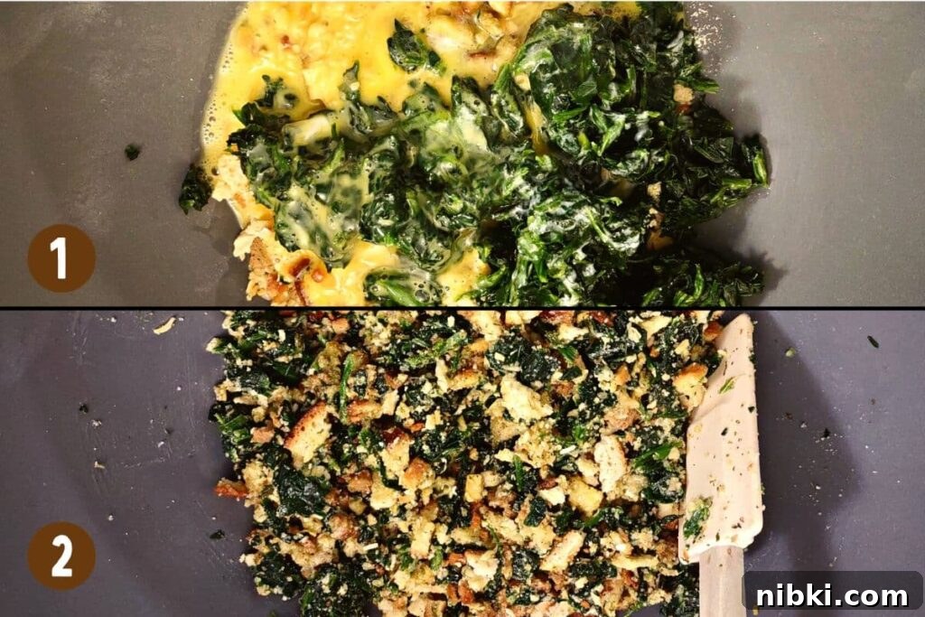 Air Fryer Spinach Balls: Crispy Appetizer Recipe 5 add and mix all ingredients for spinach balls in a bowl