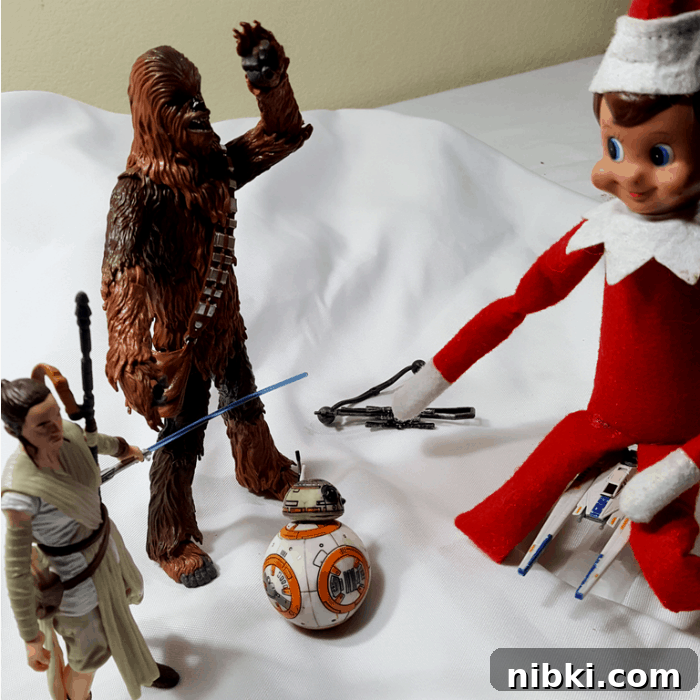 Elf on the Shelf Snowman Moon Pie Recipe 4 Star Wars themed Elf on the Shelf ideas