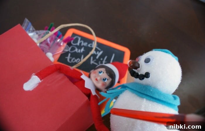 Elf on the Shelf Snowman Moon Pie Recipe 5 Elf on the Shelf idea bag contents