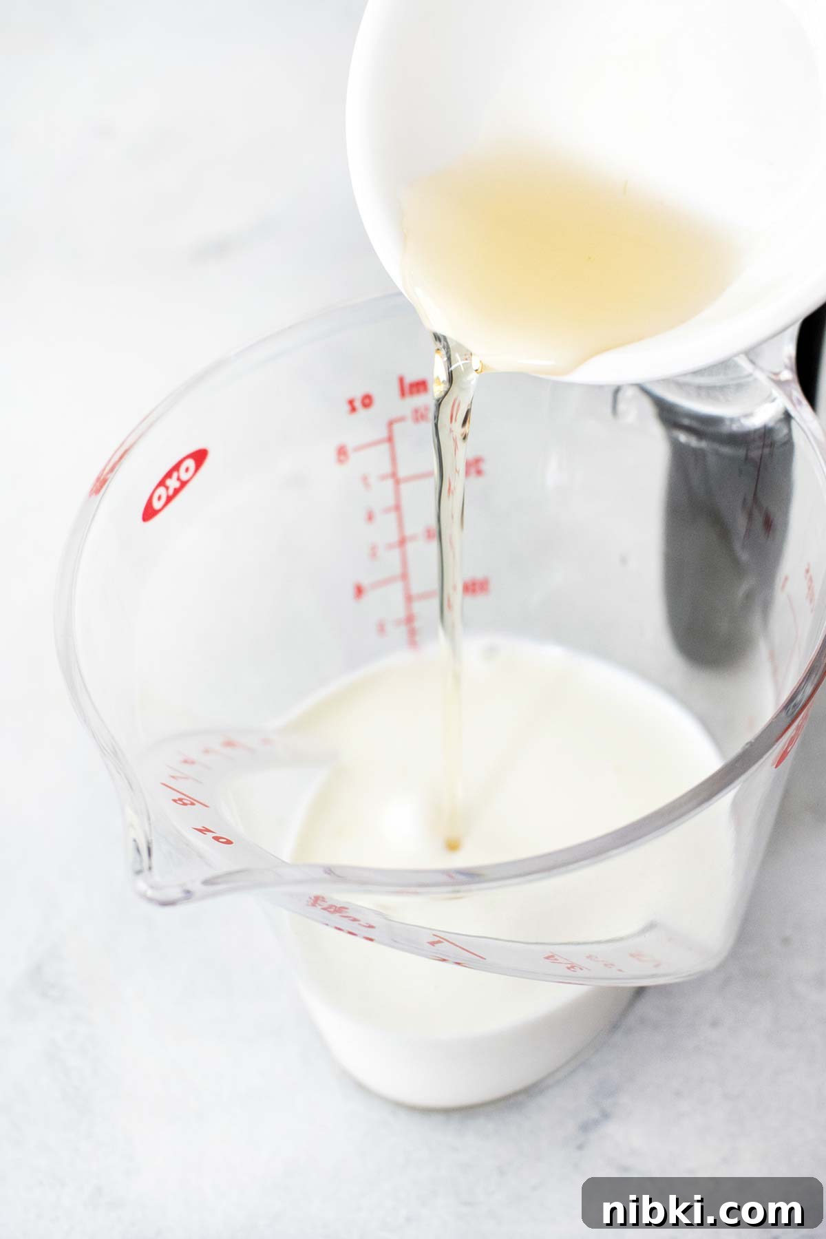 How to Make Starbucks Vanilla Sweet Cream Cold Brew at Home 4 Mixing sweet cream