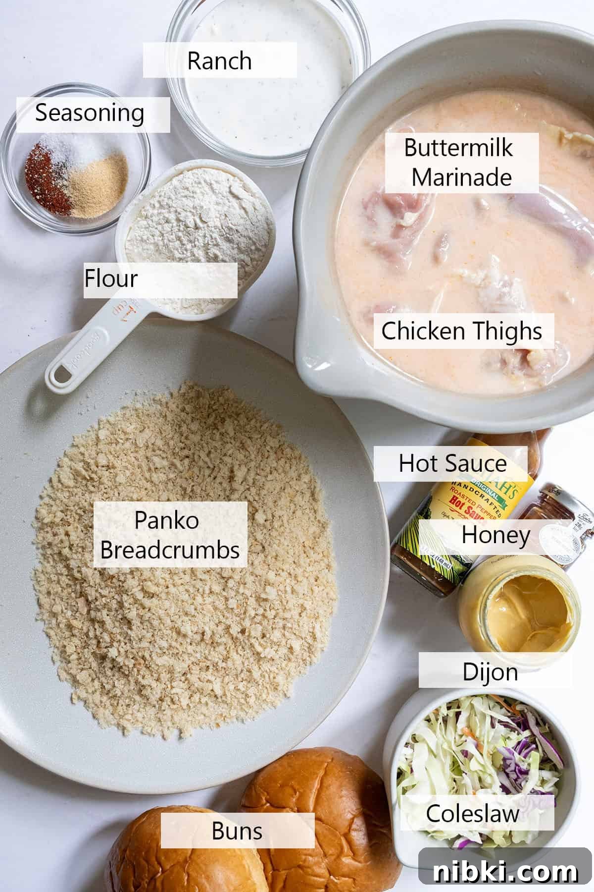 Ingredients for the recipe.