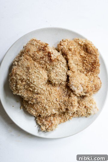 battered and breaded chicken