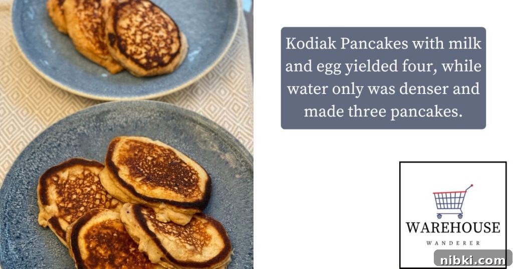 Kodiak Cakes at Costco: Honest Pancake Mix Review 3 How Many Pancakes Does 1 Cup of Kodiak Cake Make