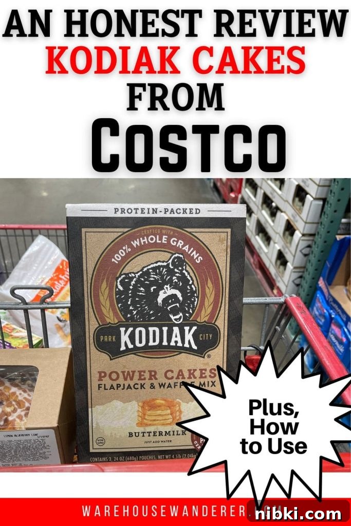 Kodiak Cakes at Costco: Honest Pancake Mix Review 4 Image of Kodiak Cakes in a Shopping Cart at Costco