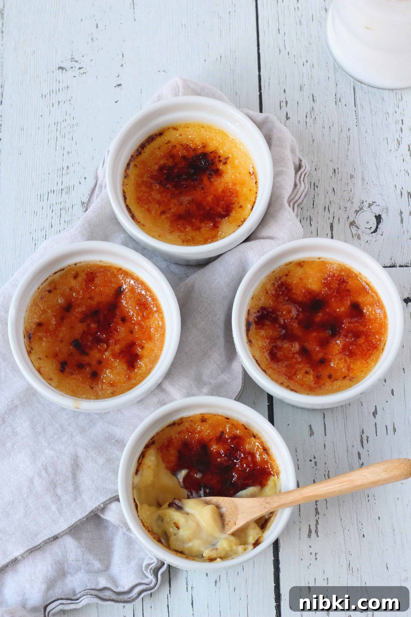 Crème Brûlée caramelized top