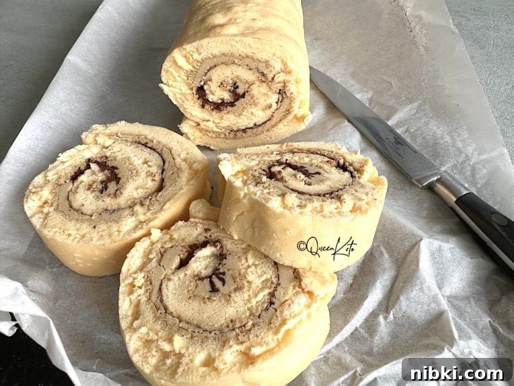 Zero-Carb Carnivore Coffee Swiss Roll