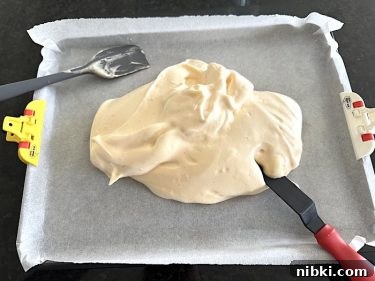 Scoop onto baking tray
