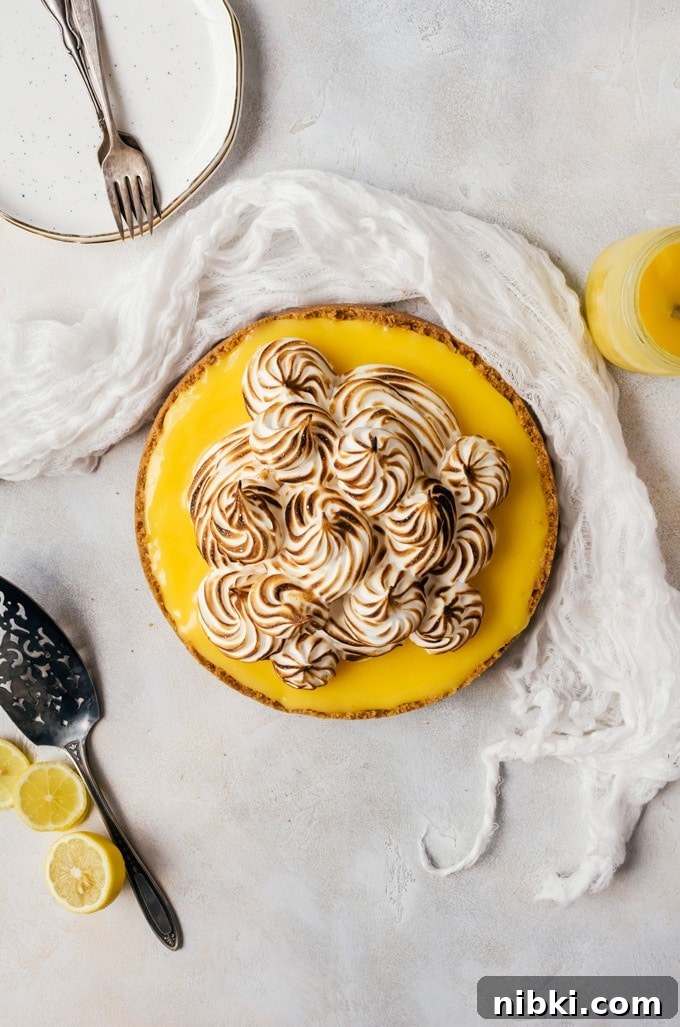 Tangy Lemon Meringue Cheesecake Recipe 2 A sweet and tangy lemon meringue cheesecake that everyone will adore