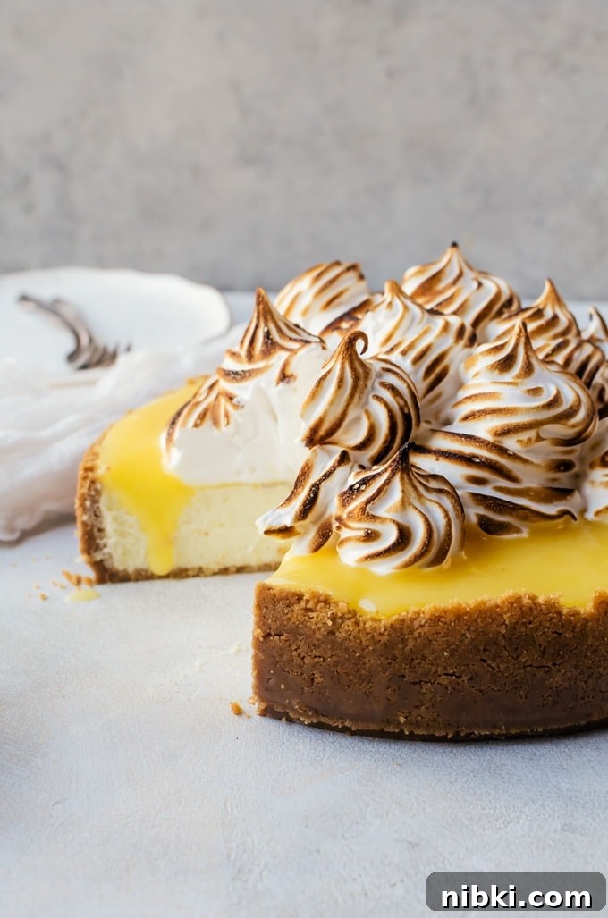Tangy Lemon Meringue Cheesecake Recipe 4 There is nothing quite as amazing as this lemon meringue cheesecake