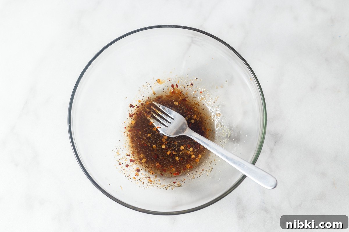 marinade for the asian green beans.