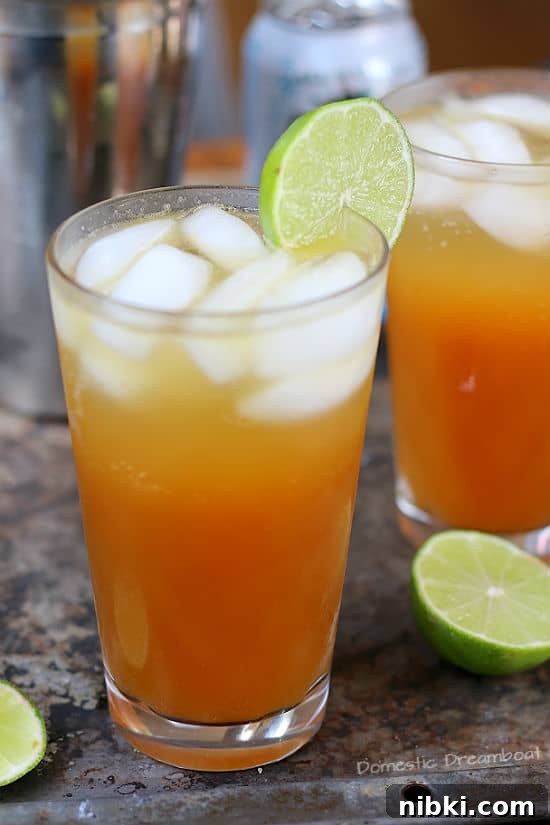 Citrusy Pimm's Cups Cocktails