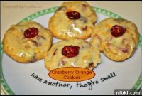 Cranberry Orange Cookies Recipe with Citrus Glaze