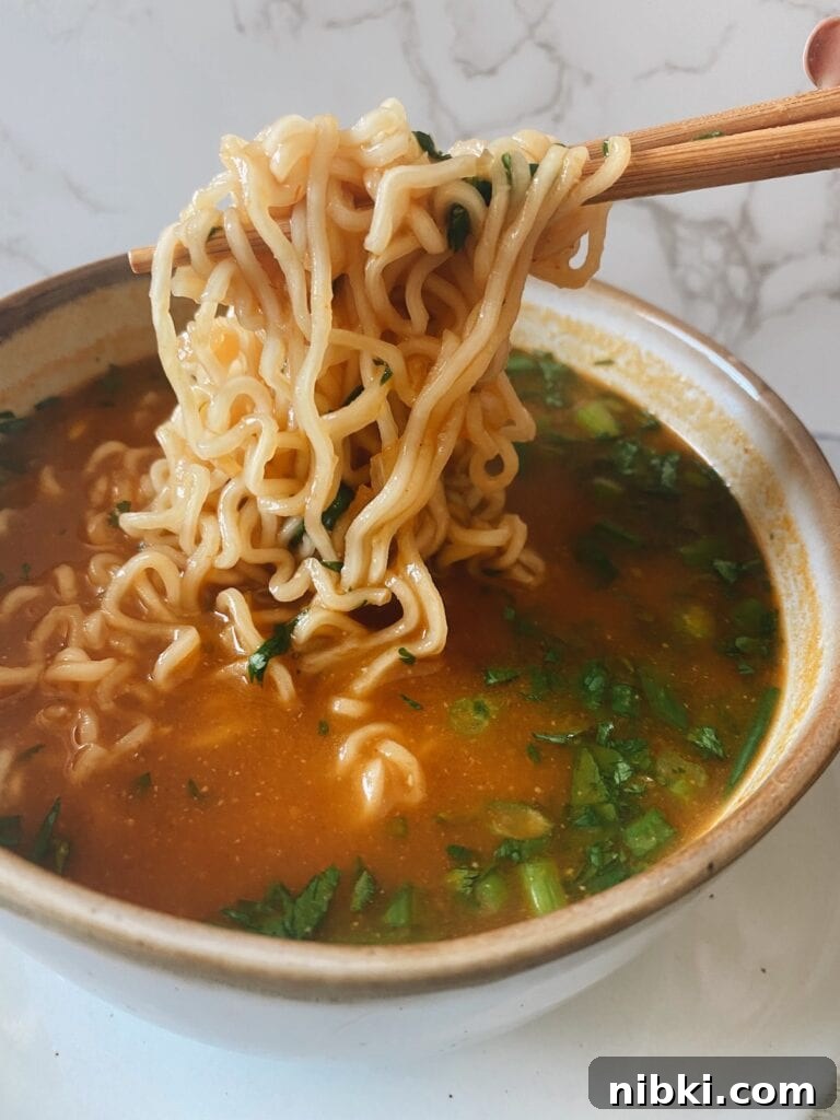 Hot and Sour Miso Soup with Tofu and Mushrooms 3 final recipe image in a bowl