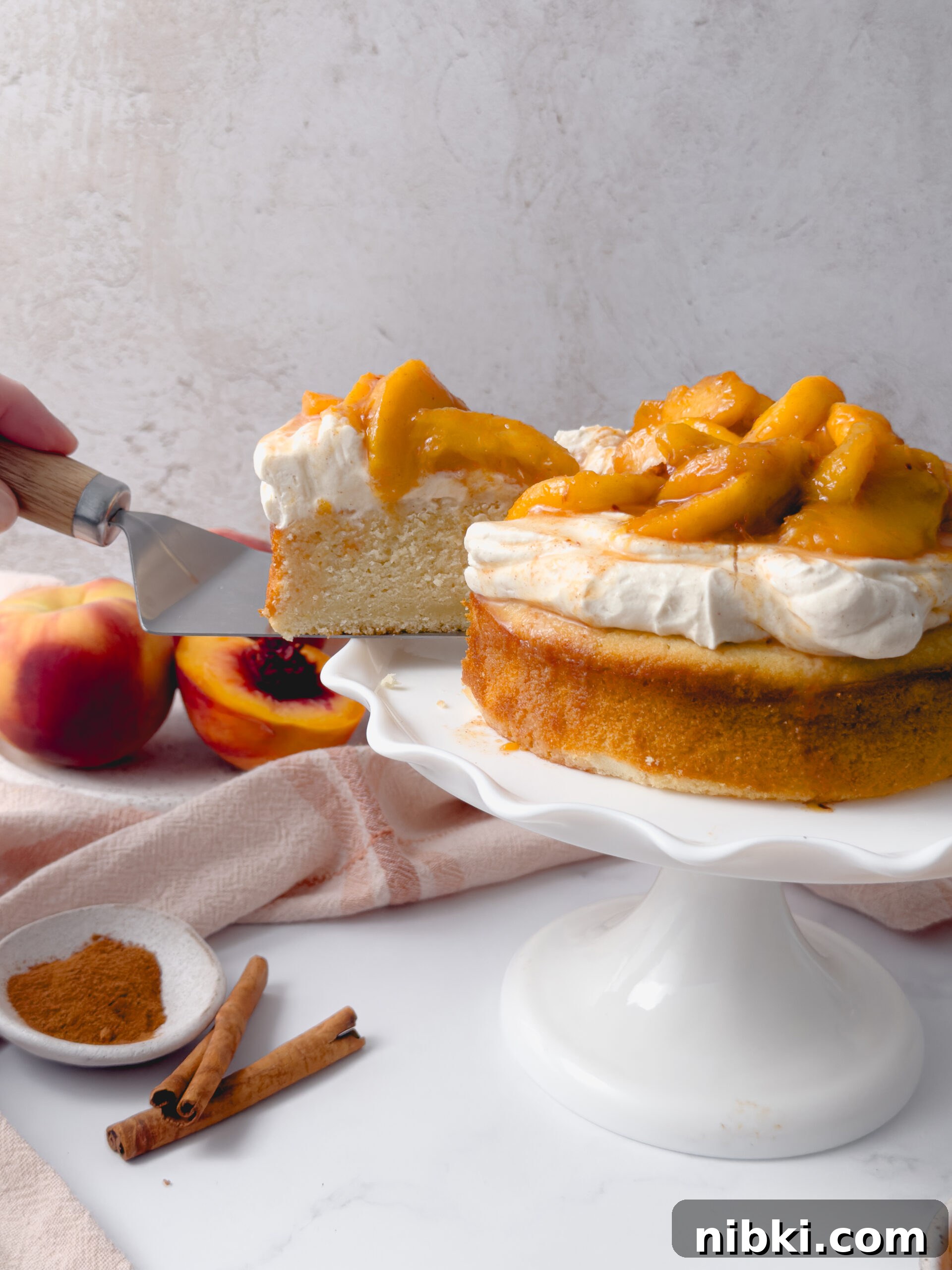 Peach Shortcake Layer Cake Recipe 2 Peach Shortcake Cake