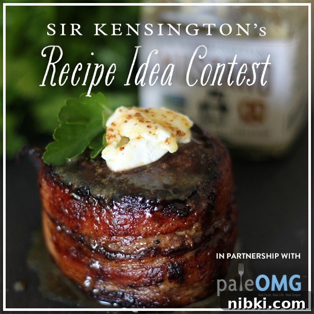 Honey-Mustard Bacon Filet Mignon + Win Sir Kensington's Sauce 4 PaleOMG Honey Mustard Bacon Wrapped Filet Mignon + Sir Kensington's Giveaway