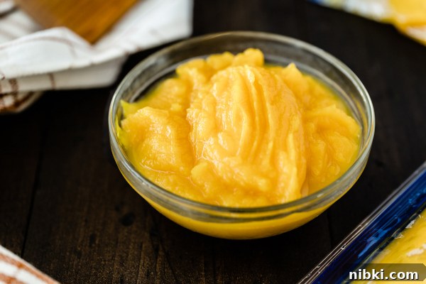 Fresh pumpkin puree in a jar