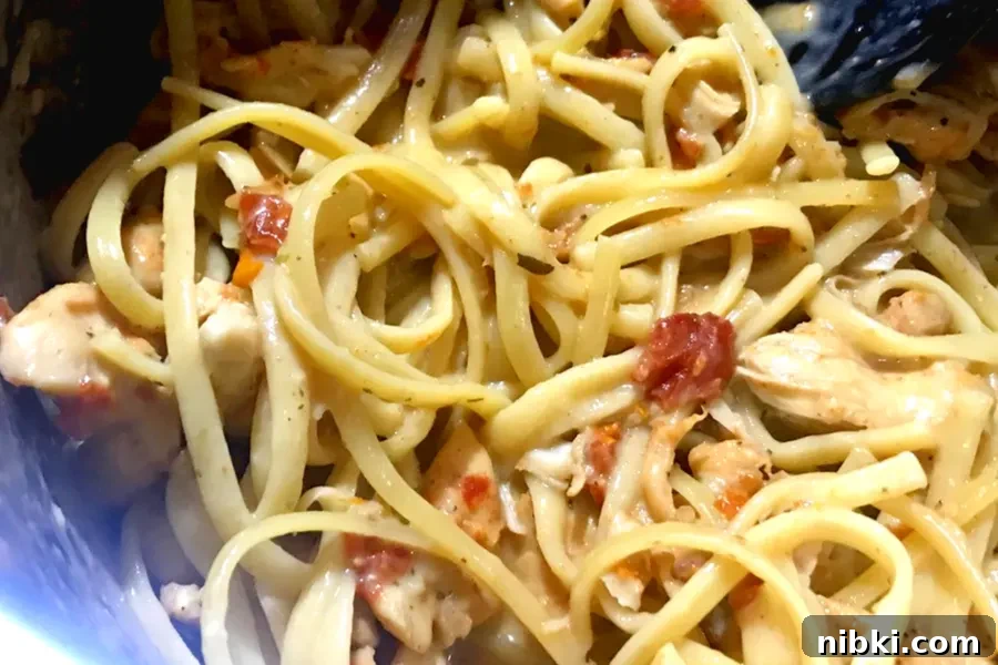 Creamy Instant Pot Cajun Chicken Pasta 6 cooked instant pot cajun chicken pasta