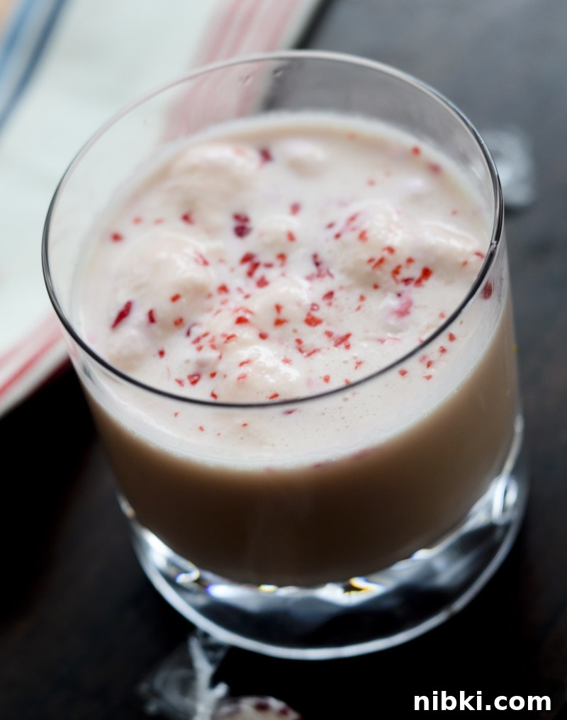 peppermint eggnog punch 038