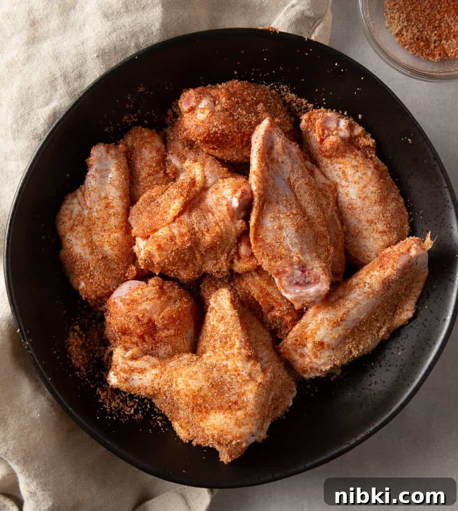 How to Grill Crispy Chicken Wings 3 Dry rub for grilled chicken wings