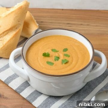 Dairy Free Sweet Turmeric Sweet Potato Soup